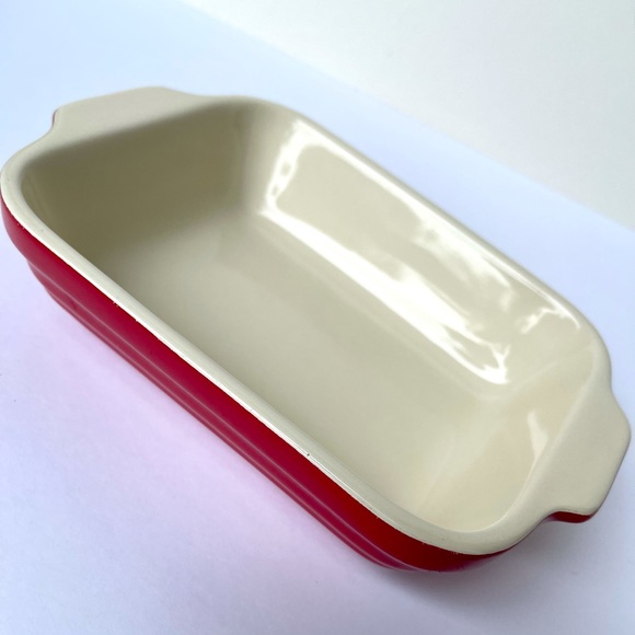 Le Gourmet Chef small red rectangular casserole - Picture 2 of 5